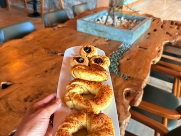 Soft Turkish Simit & Chocolate Walnut Mini Rolls