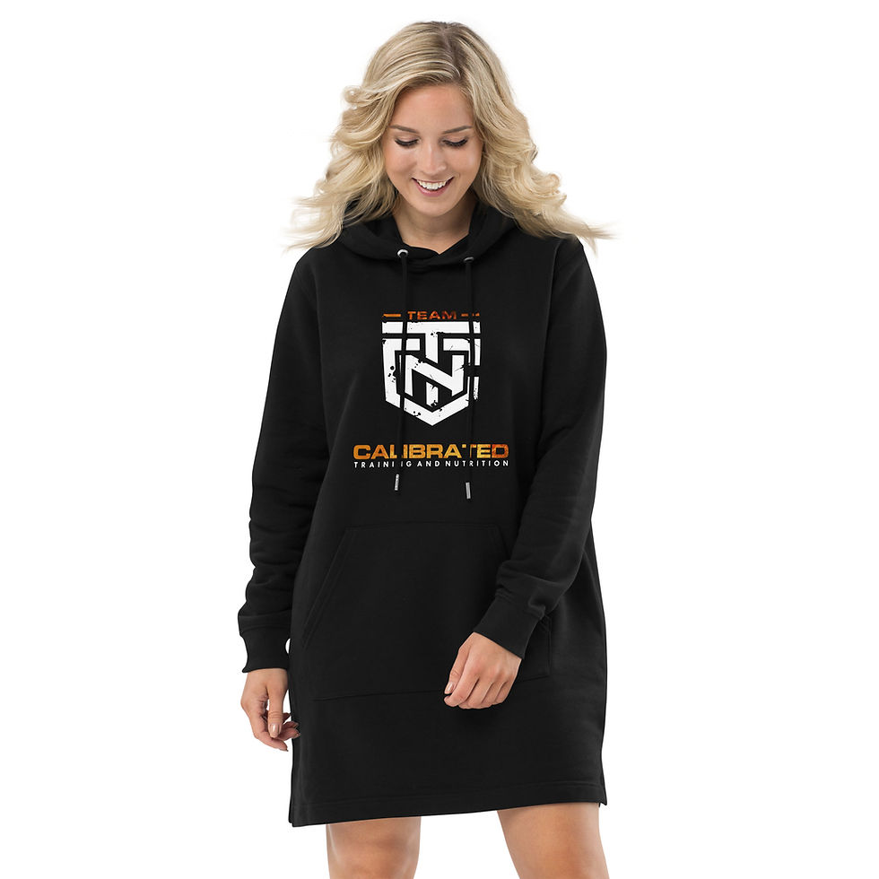 Thumbnail: CTN Long Hoodie dress (orange logo)