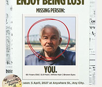 Enjoy Being Lost