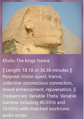 Khufu-The kings trance