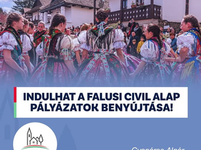 Ma 10 órától benyújthatók a Falusi Civil Alap pályázatai!