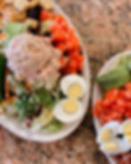 Stuffed Tomato or Stuffed Avocado Salad Bowl
