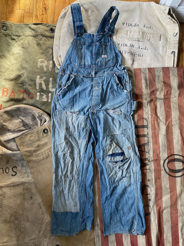 vintage 50's PAYDAY DENIM OVERALLS 1950s Vintage Payday