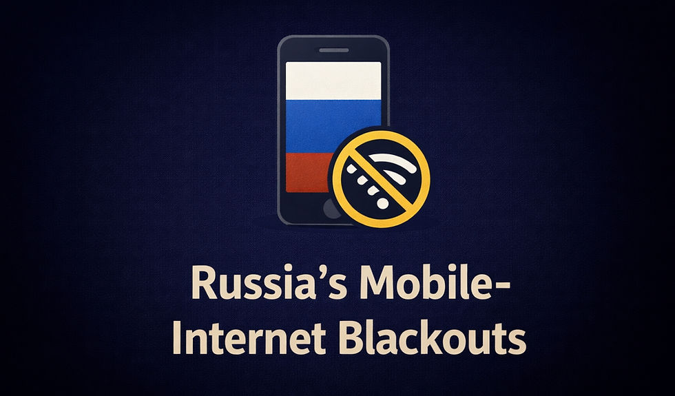 Why I Think Vlad Vexler Is Directionally Correct About Moscow’s Mobile-Internet Blackouts