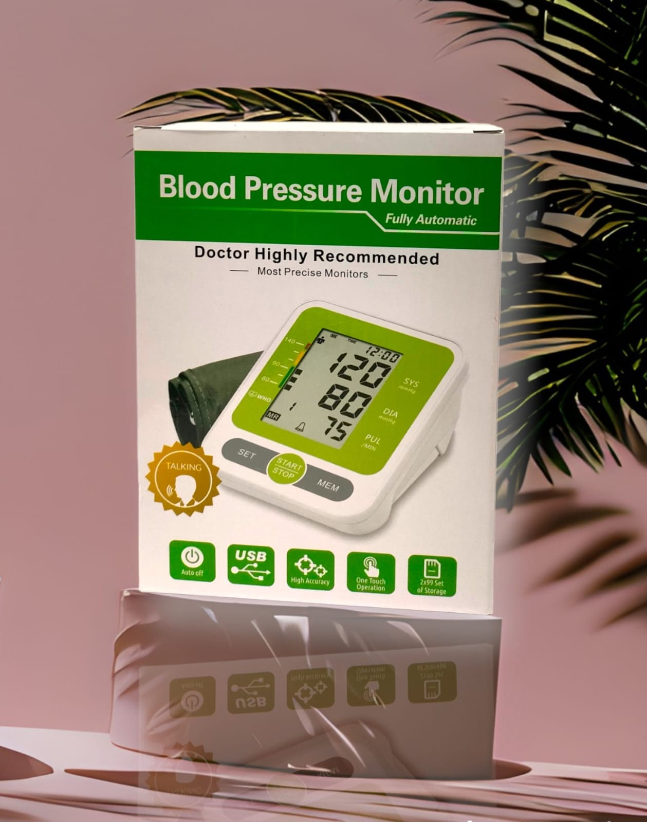 جهاز ضغط ديجيتال دكتور ناطق اخضر 