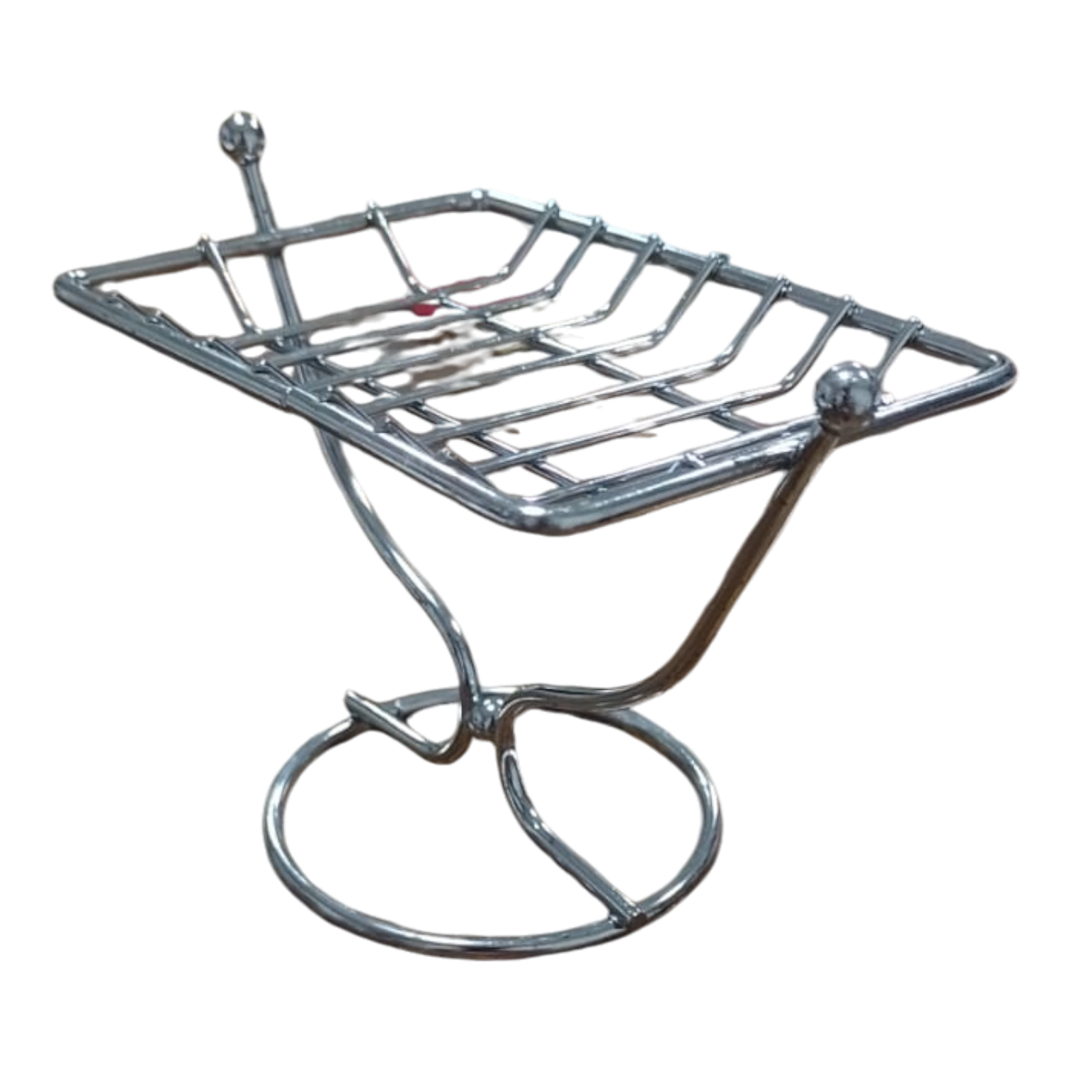 Jabonera de acero inox c/base