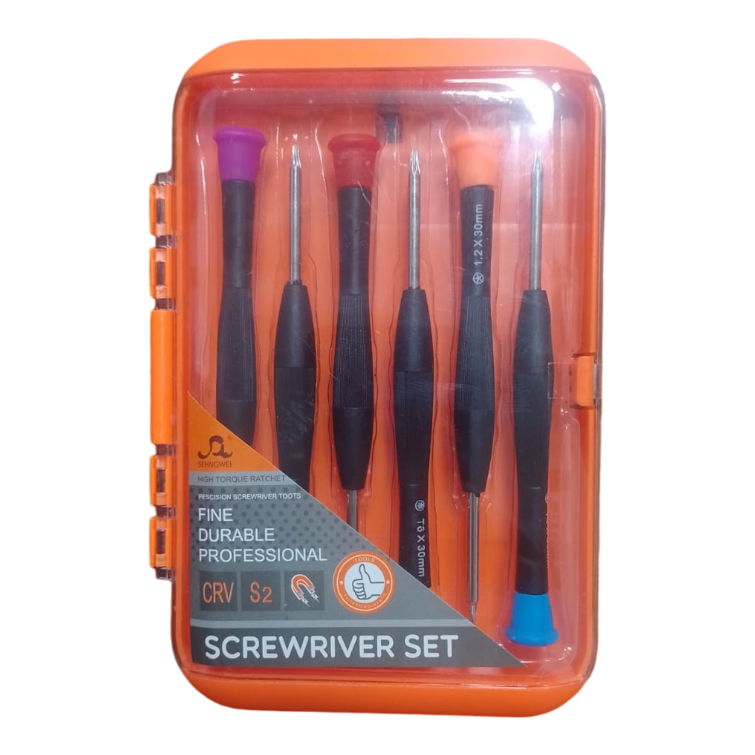 Kit de destornillador torx p/electronica x 6pzas