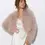 Thumbnail: valentina jacket real fur bridal studio