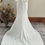 Thumbnail: rose cape floral mid length over top lace bridal studio
