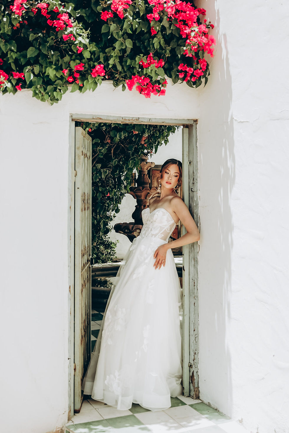 Thumbnail: Charlie bridal studio lace no beading aline strapless stella york