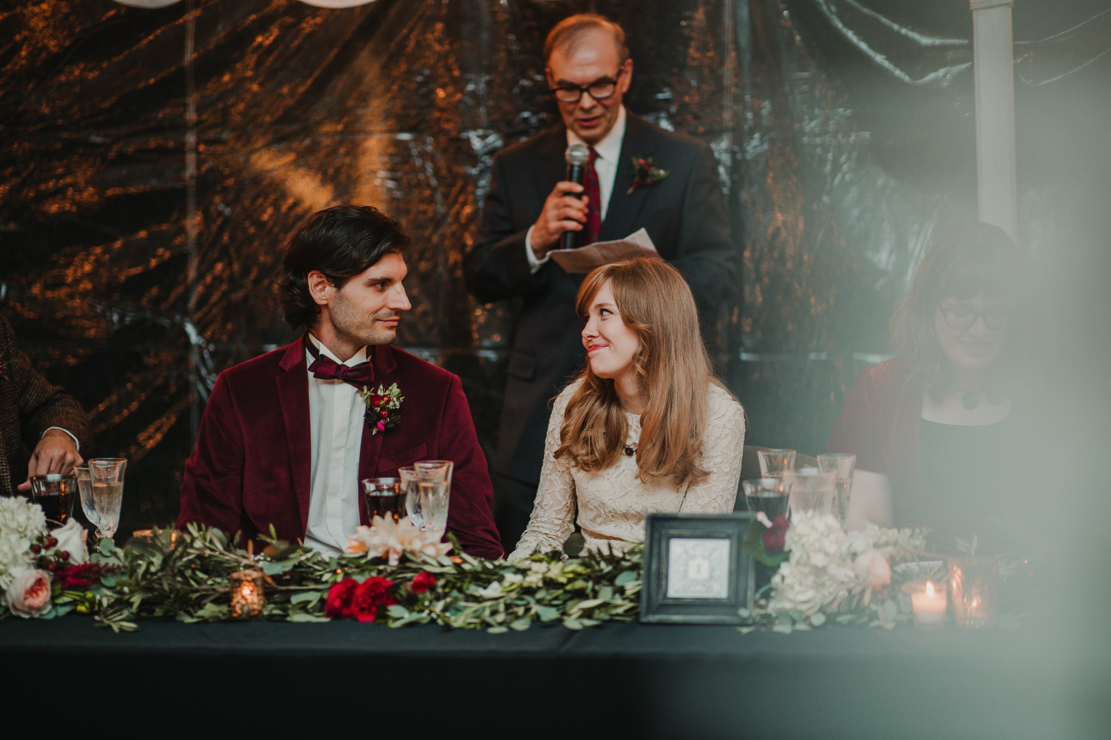 Head table at LiveWell Farm