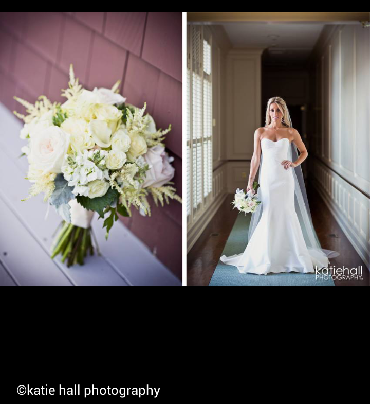 Pastel bridal bouquet