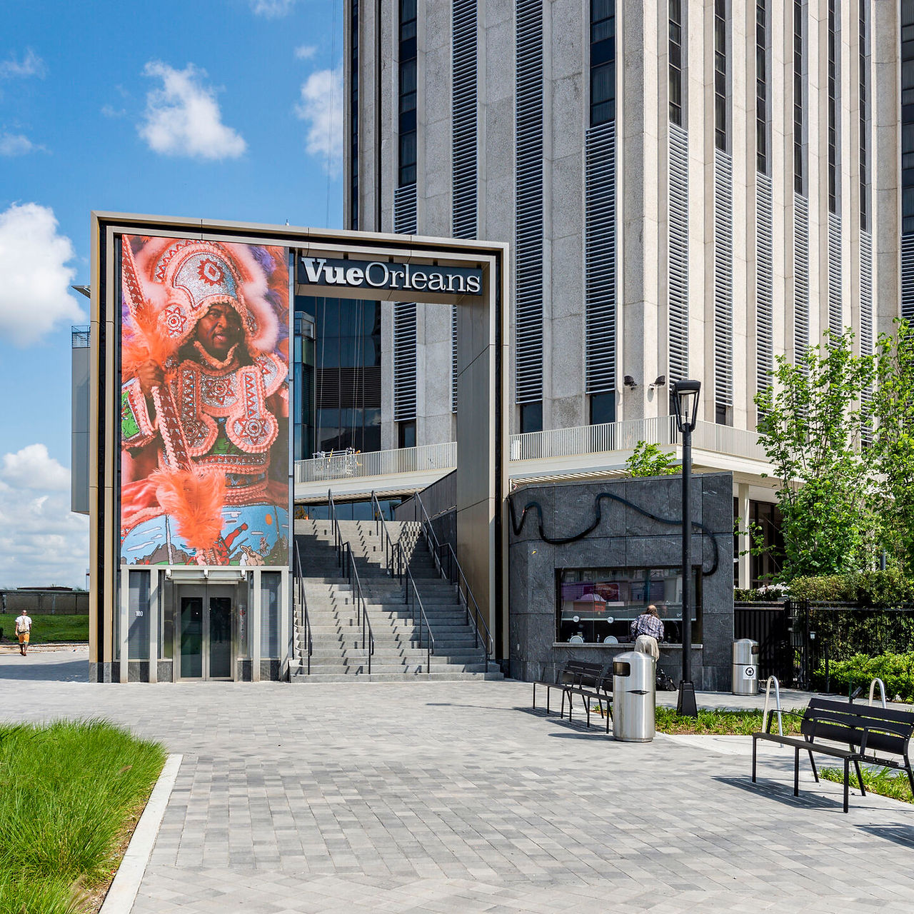 New Orleans Riverwalk Vue Orleans musuem
