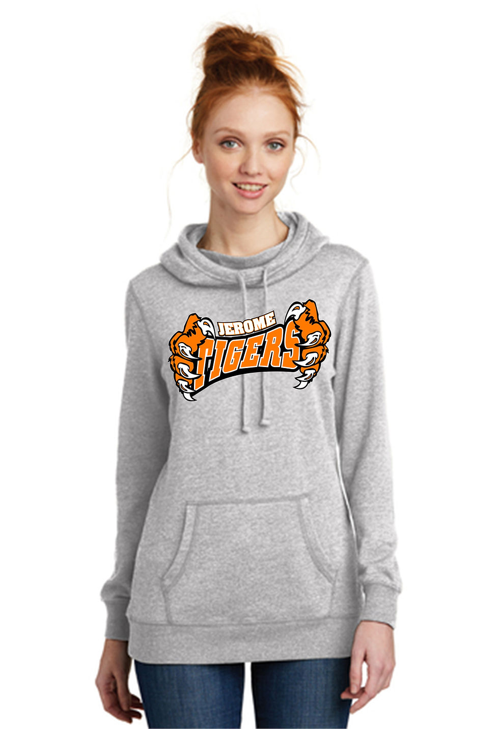 Thumbnail: District ® Women’s Lightweight Fleece Hoodie