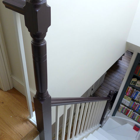 WOODLARK BUILD
Looking down the stairs from the dormer loft room