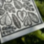 Thumbnail: BLACK LEAVES GALORE LINO PRINT