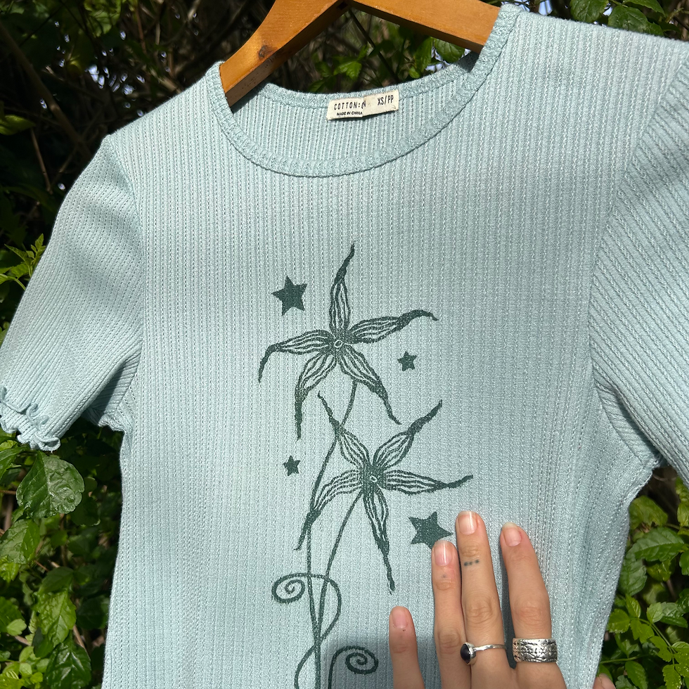 Thumbnail: Baby Blue Orchid Top