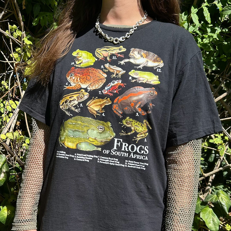 Thumbnail: FROGS OF SA BLACK T-SHIRT