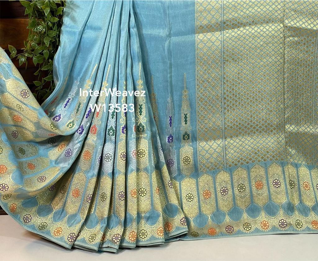 Mashru tissue sarees 