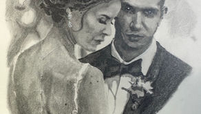 Drawing a Realistic Portrait of a Happy Couple