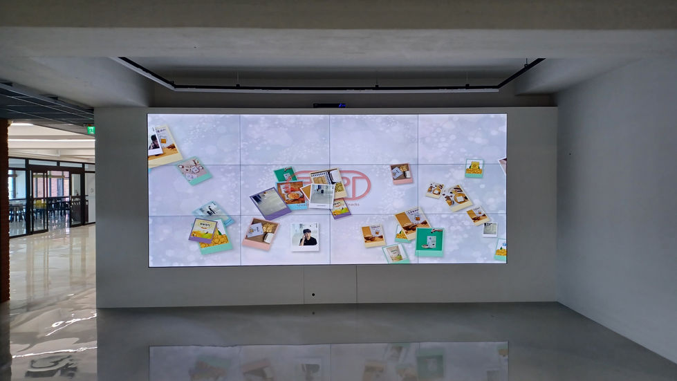 쿠키아 비디오월 연동 디지털 포토 방명록 키오스크