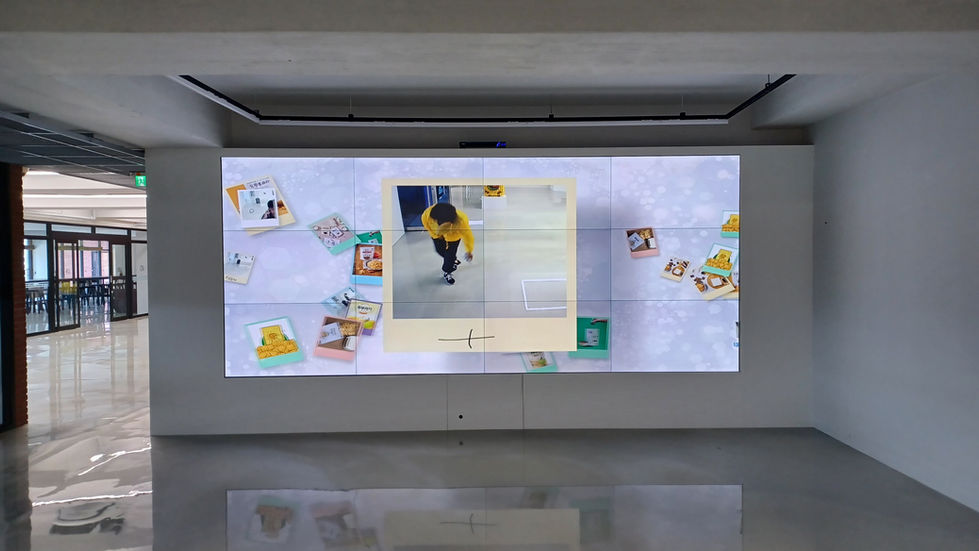 쿠키아 비디오월 연동 디지털 포토 방명록 키오스크