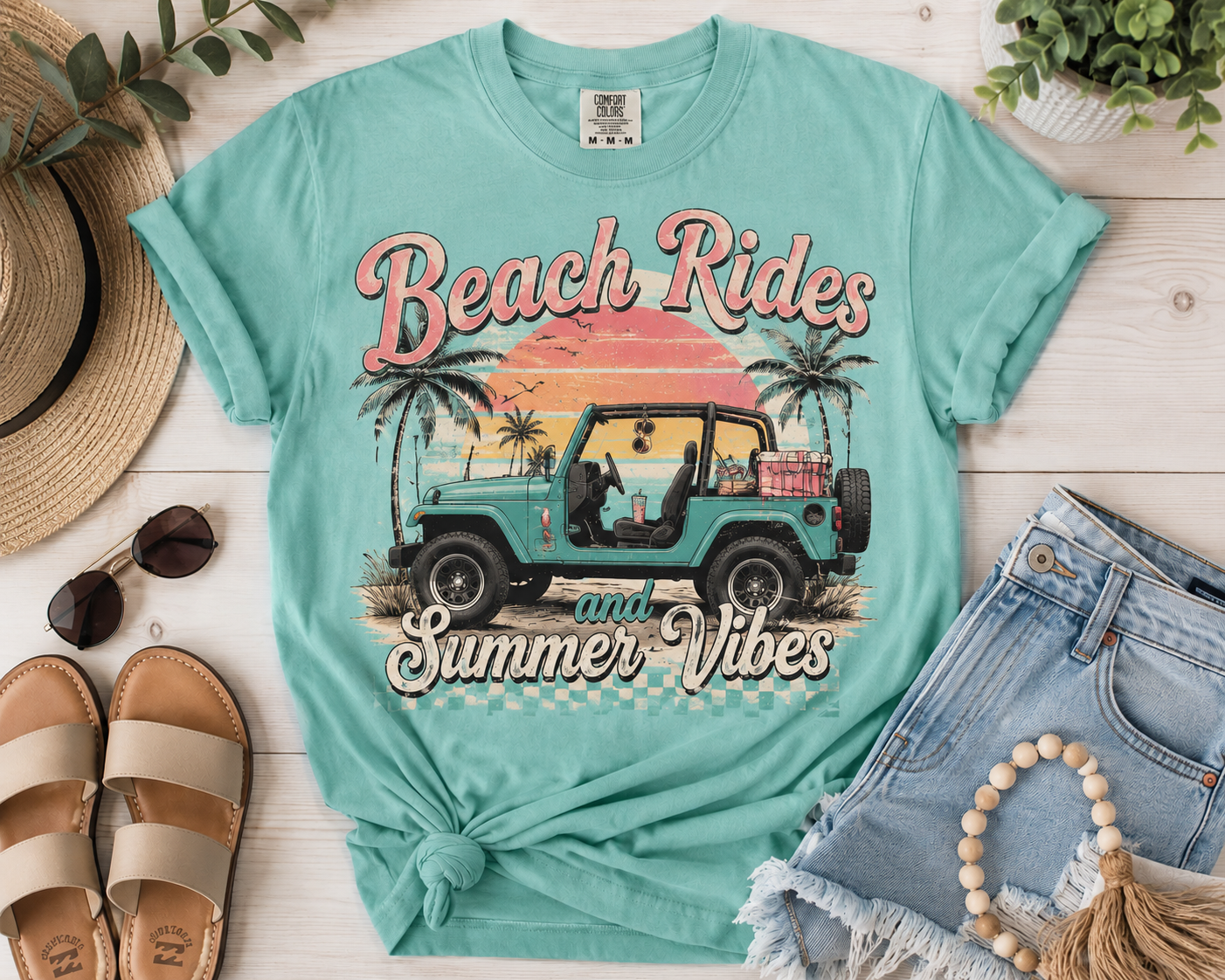 Beach Rides & Summer Vibes Tee