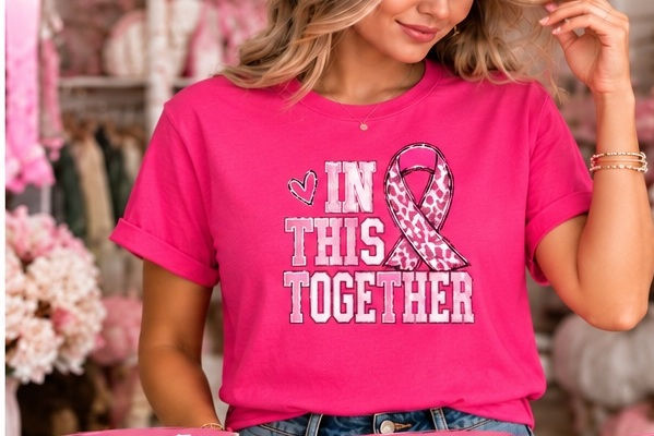 In This Together | Breast Cancer Awareness Graphic Tee & Sweatshirt