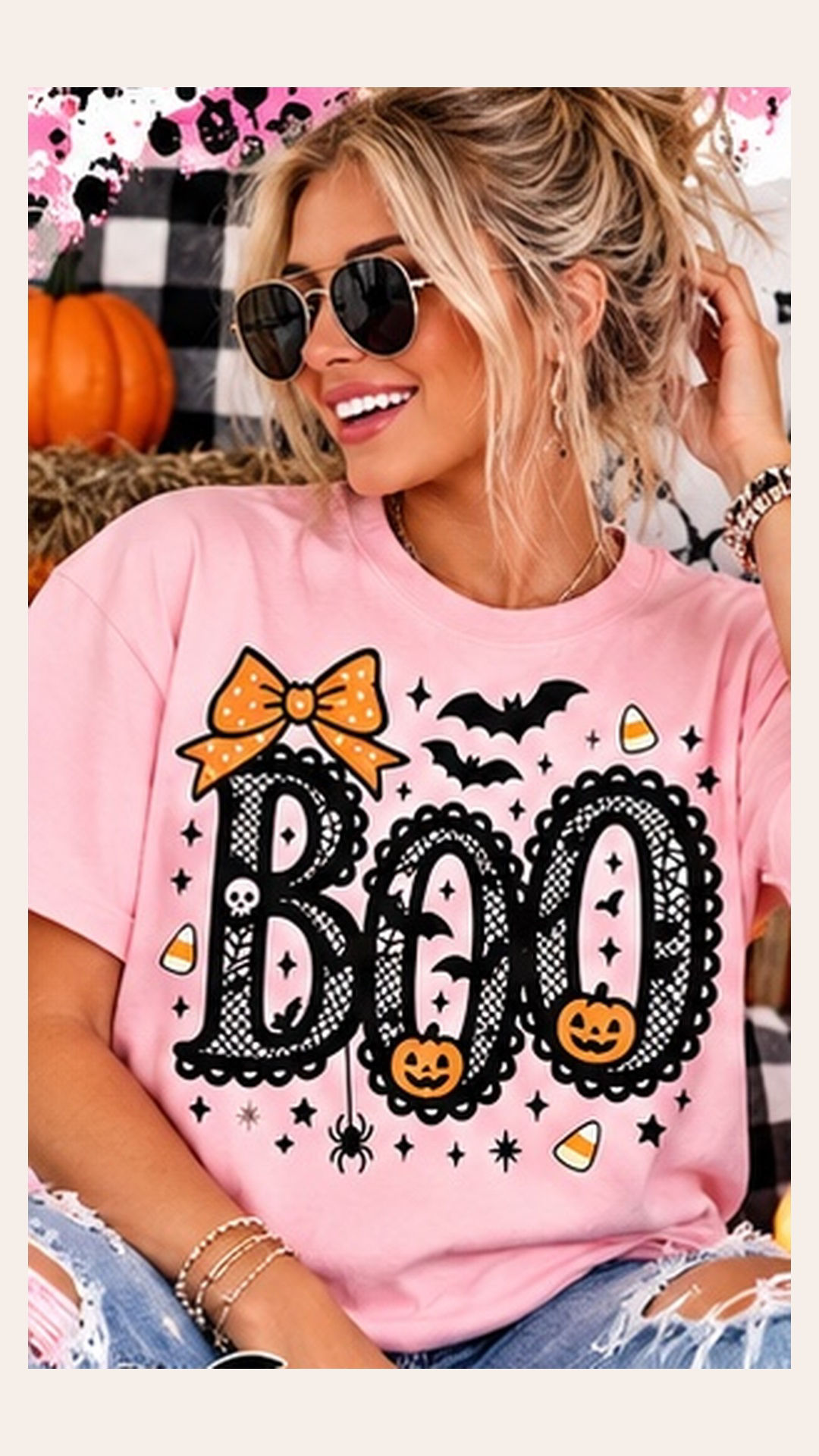 Lacey Boo Bows | Halloween Graphic Tee & Sweatshirt