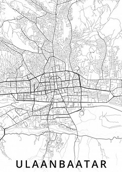 ulaanbaatar map