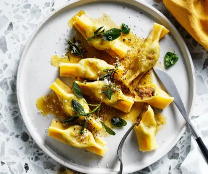Pumpkin Ricotta Ravioli Traditional Italian Dishes in Balmain Sydney Simo's Kitchen