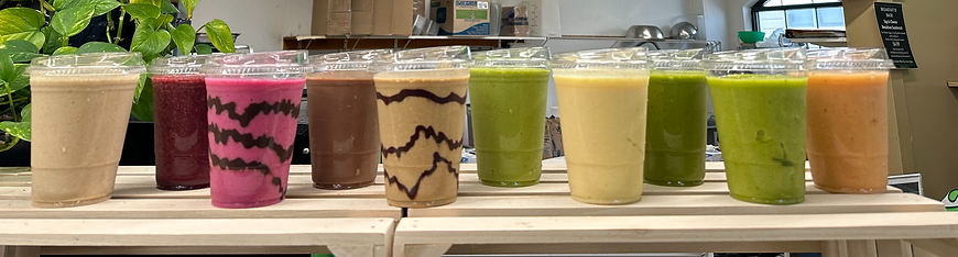 Cafe Smoothies and fresh pressed juices