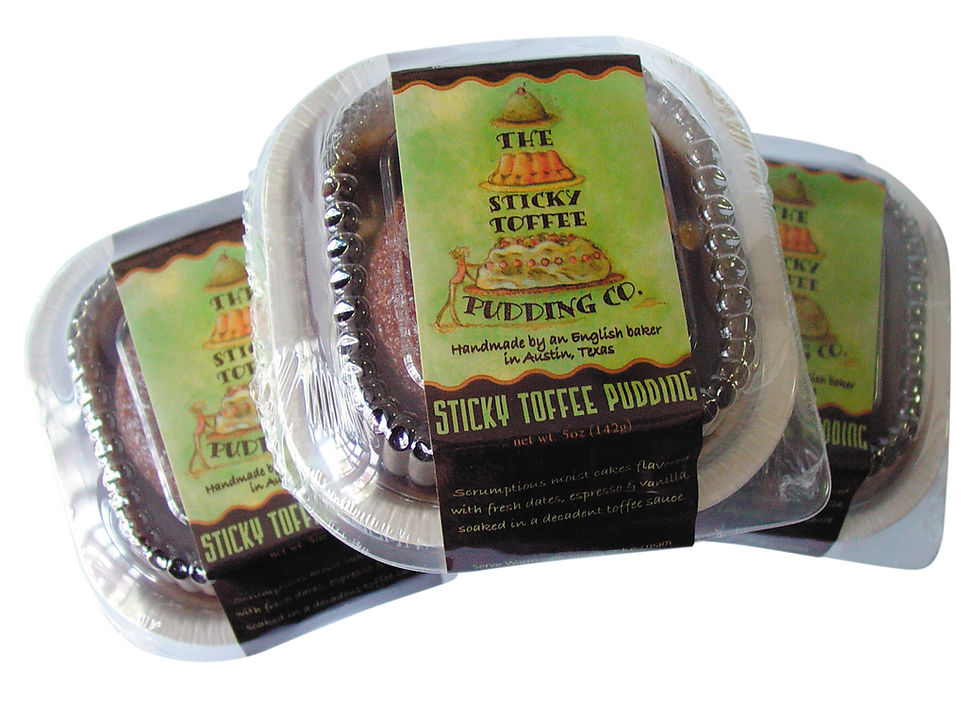 Sticky Toffee Pudding Packaging
