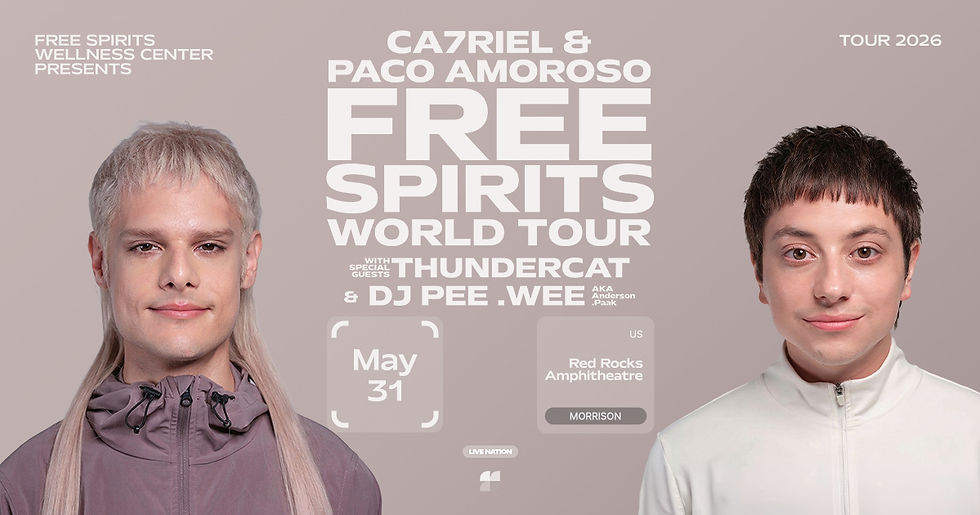 CA7RIEL & PACO AMOROSO - EDM/HIP HOP/FUNK