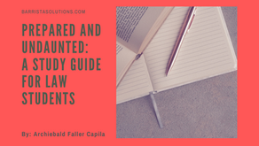 Prepared and Undaunted: A Study Guide for Law Students