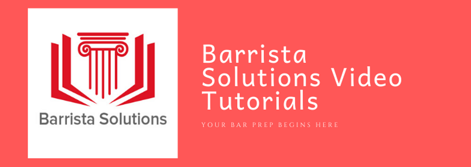 Barrista Solutions have gathered reputable Bar Reviewers and Law Professors to share Review Tips and Strategies