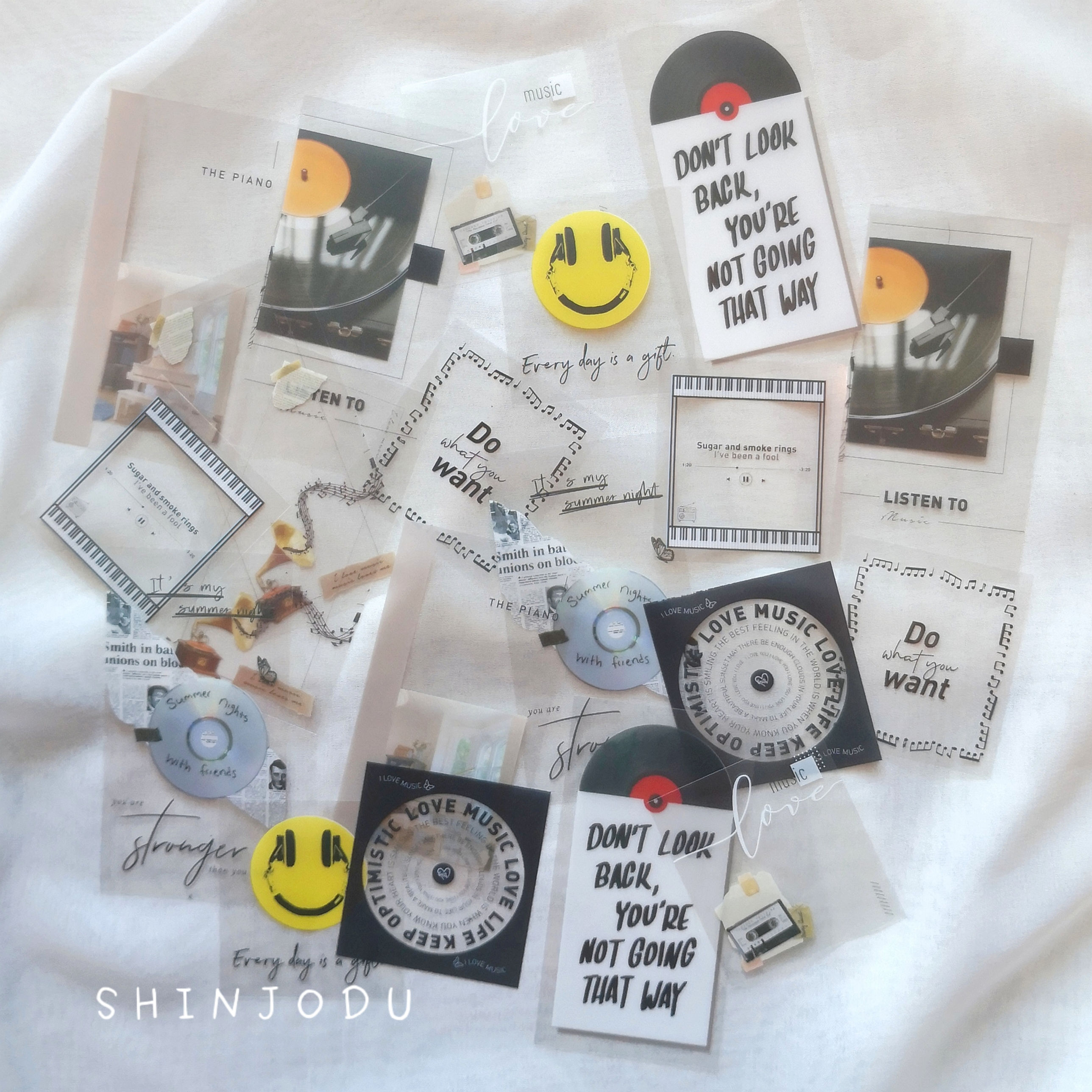 Music Theme PET Sticker