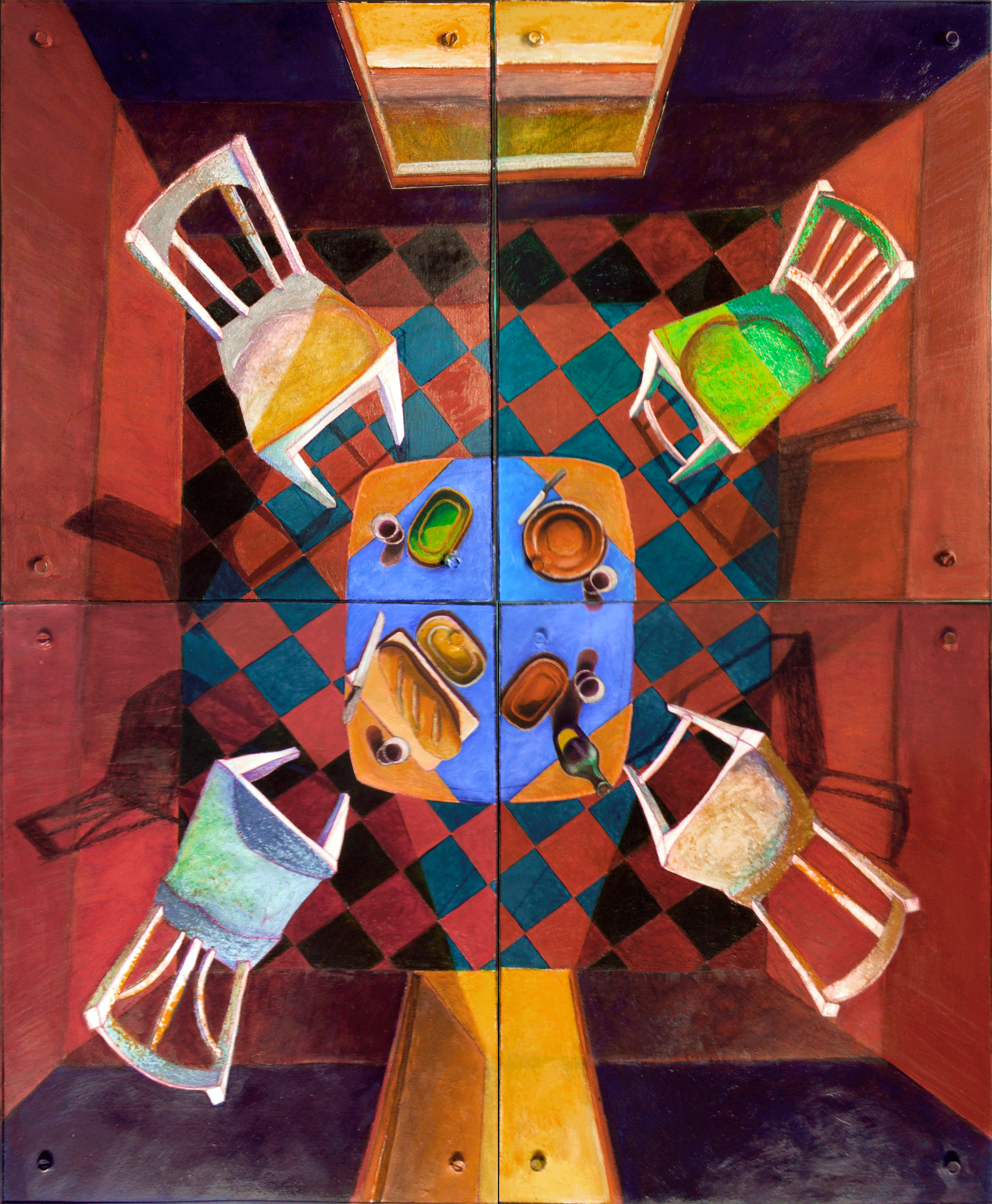 Arte de las cuatro sillas