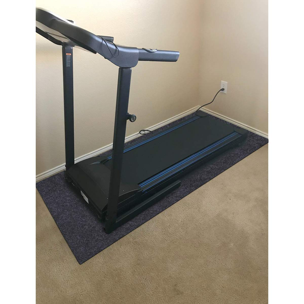 Fitness Equipment Mats Absorbent/Waterproof – Protects Exercise Equipment and Fl