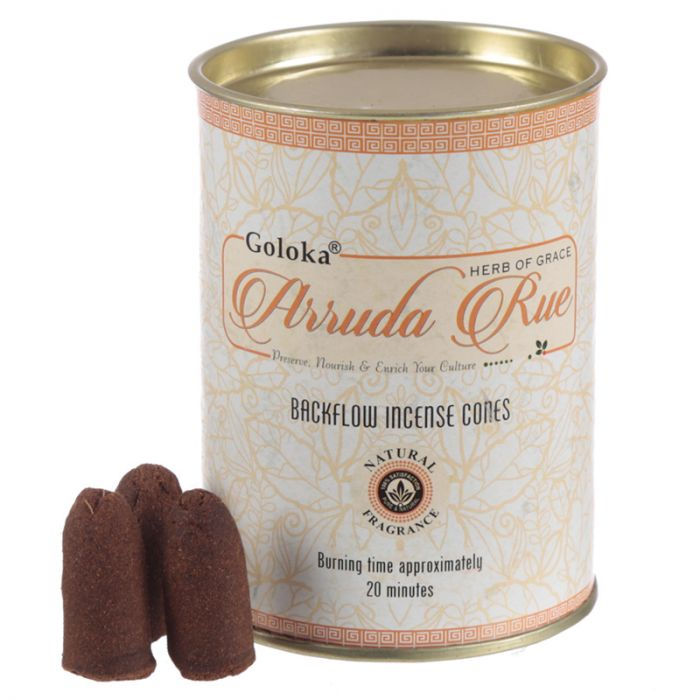 Goloka Backflow Arruda Rue Incense Cones