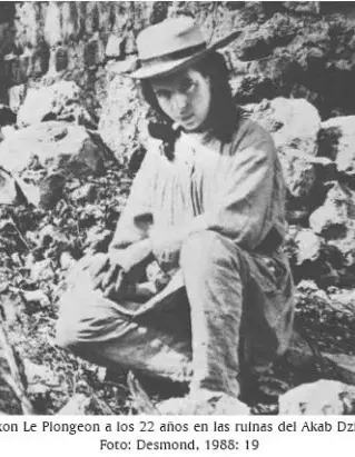 The first Woman to explore the Mayan Peninsula; Alice Dixon