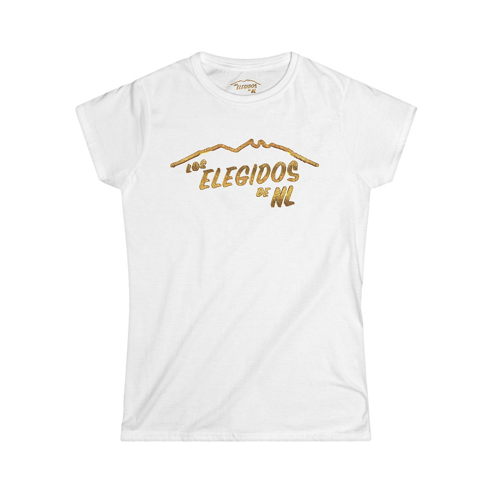 Los Elegidos de NL Women's Softstyle Tee - Casual Mountain Graphic T-Shirt