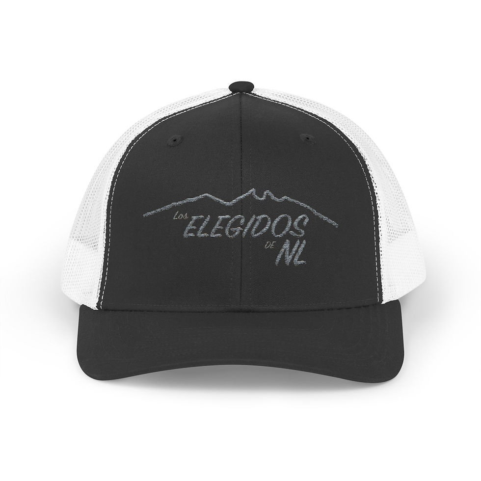 Thumbnail: Los Elegidos Snapback Trucker Cap - Stylish Black Hat for Everyday Adventures
