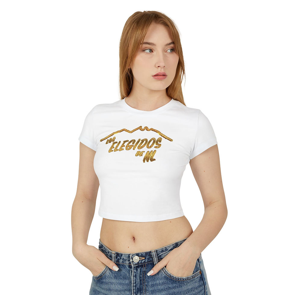 Thumbnail: copy of Elevated Gold Script Women's Baby Tee