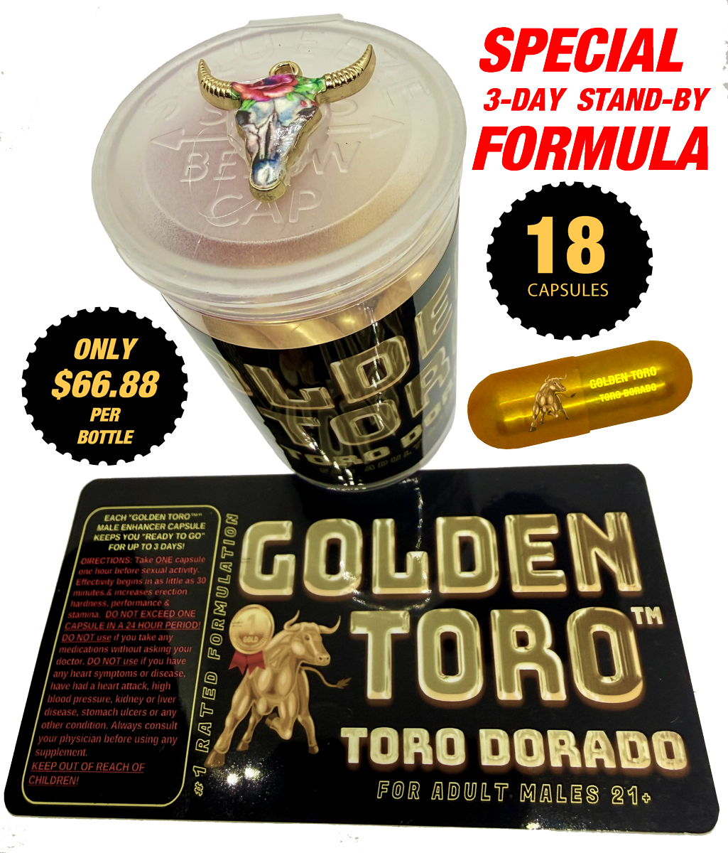 NEW! GOLDEN TORO / TORO DORADO 18-Ct (New Release Special Deal Only $49.88!!!)