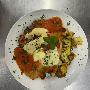 Tomaten-Mozarella Schnitzel