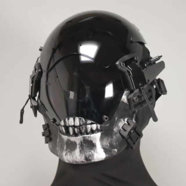 Thumbnail: CYBER SKULL MASK E-MOD PRO W/ BUILT IN MICROPHONE