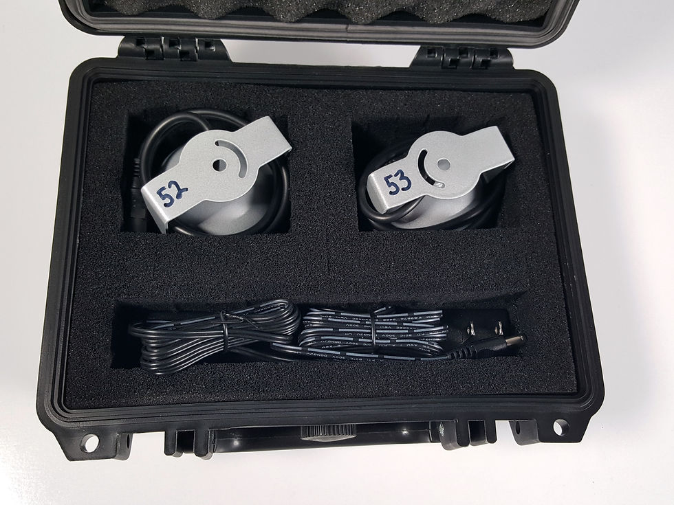 Thumbnail: 4 ARRAY IR-850 ILLUMINATOR 2-PACK GREY RENTAL #052-053
