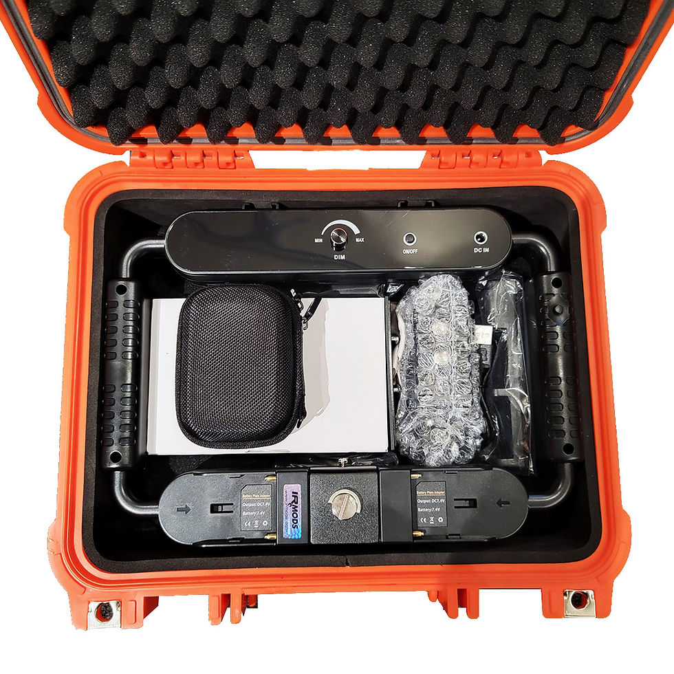 Thumbnail: R118 IR RIG-10 PRO IR array Illuminator Camera Rig Rental #118
