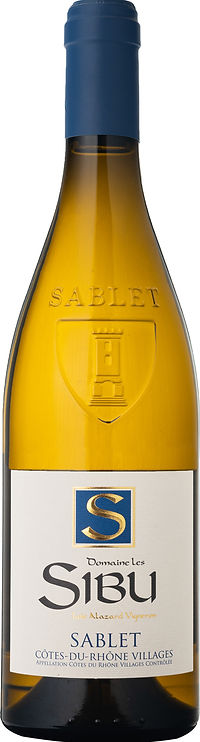 Bouteille Sablet blanc du Domaine des Sibu